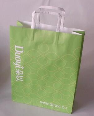 Kraft paper bag 32x39hx11cm printed to your design image