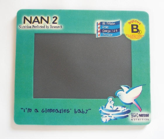 Custom printed mouse mat 18x21x0.2cm image