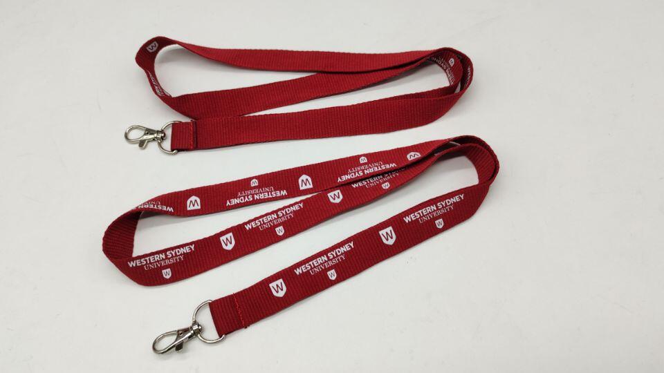 Basic screen printed lanyards 2cm wide image