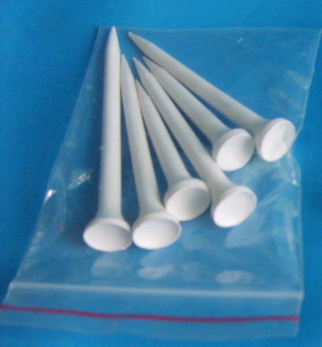 Biodegradable golf tee, 11x70mm, with custom print image