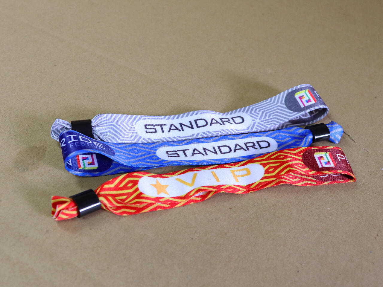 Woven festival wristbands 20mm wide image