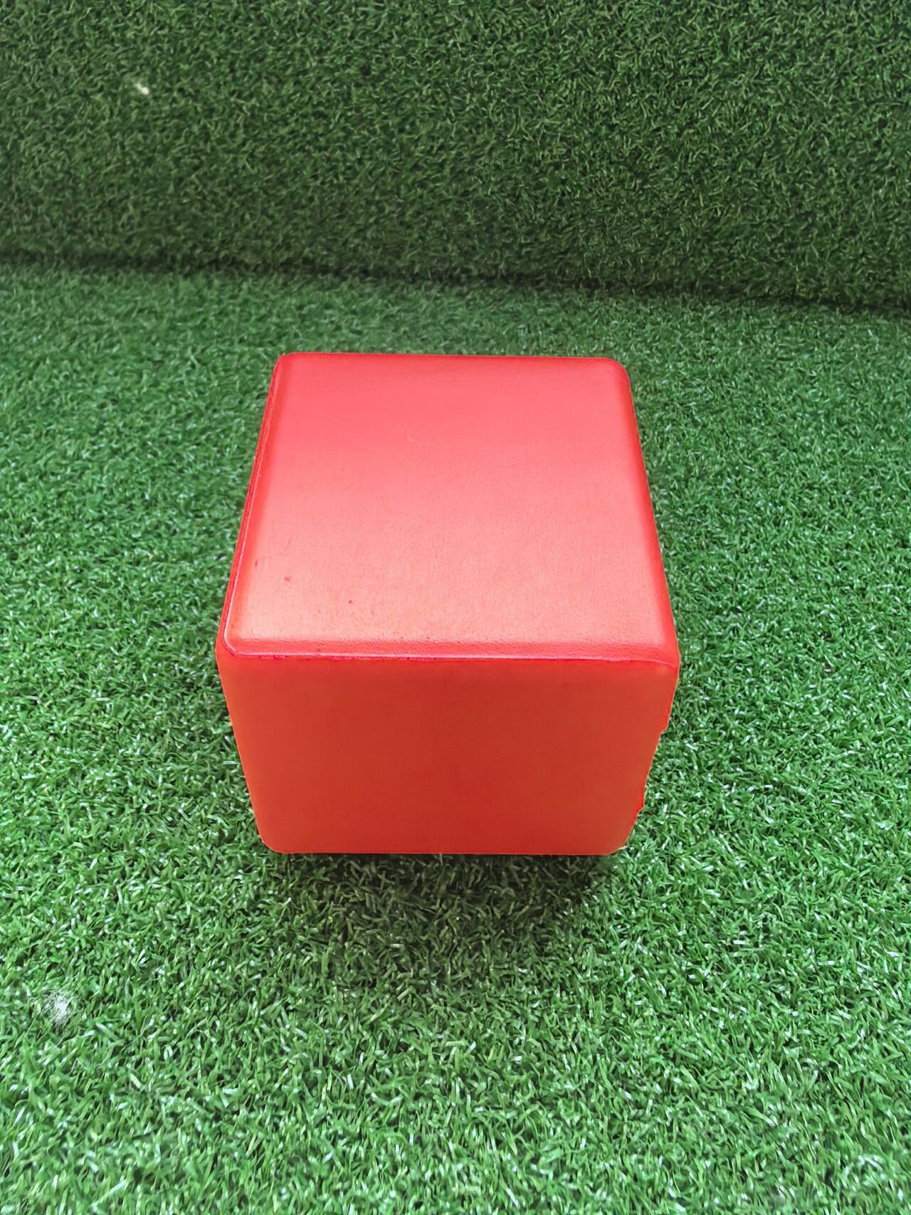 Red PU foam die, unprinted