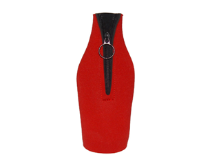 Zippered bottle sleeve for 33cl bottles with your custom print for image