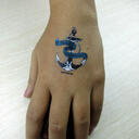 Fake tattoo A5 size (210x148mm) with custom print image