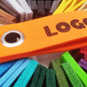 Polyester felt keychain photo