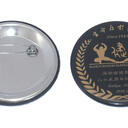 Metal button badge 40mm with custom print image
