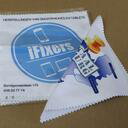 Medium microfiber lens cleaning cloth with custom print image