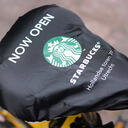 Polyester bike seat covers with custom print image