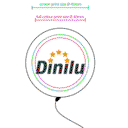 USB button for website promotion with custom logo image