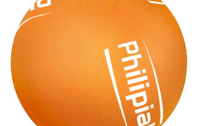 Beach balls 38cm / 15 inch with custom logo image