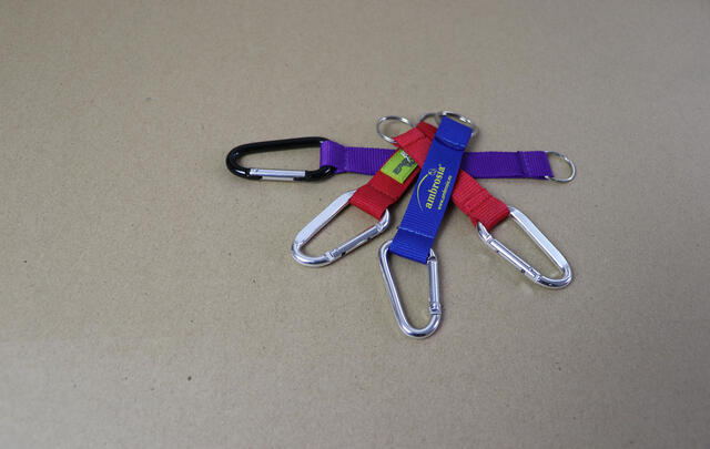 Aluminium Carabiner Keychain image