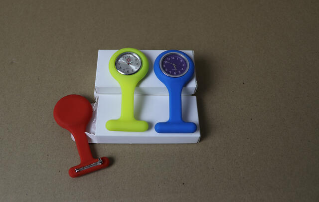Silicone nurse watch with your custom logo image