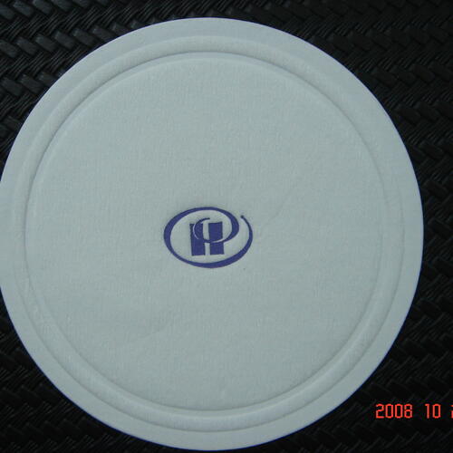 Custom printed / debossed paper coaster 85mm image