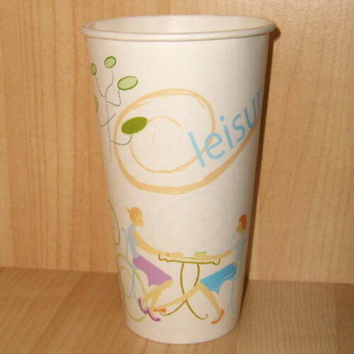 Paper cup 22 oz with single wall  and custom print image