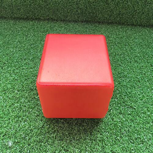 Red PU foam die, unprinted