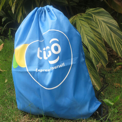 Drawstring sports bag polyester 47x38cm with your own custom print Drawstring sports bag polyester 47x38cm image