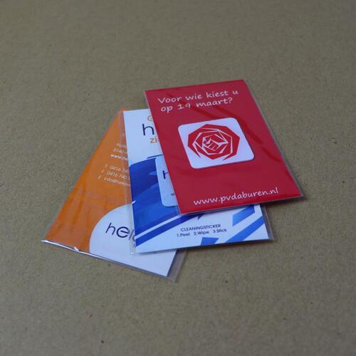 Screen Cleaner small custom printed Small custom printed sticky screen cleaner image