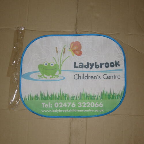 Car sun screen printed with your artwork polyester Car sun screen printed with your artwork image