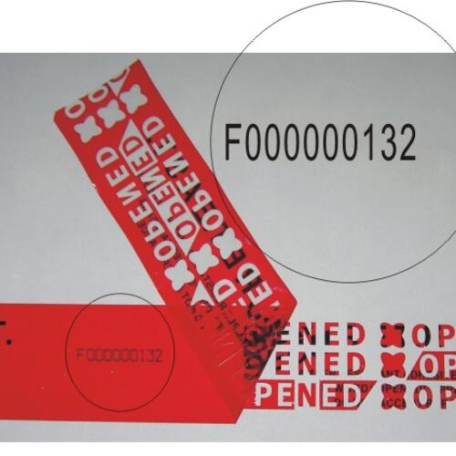 Custom printed anti-tampering tape 40mm x 50m Custom printed anti-tampering tape 40mm x 50m image