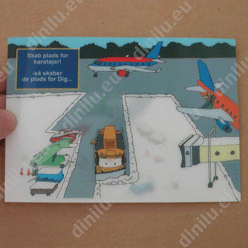 Lenticular with Flip-Effekt 10.5x14.8cm (A6) Lenticular postcard, 105x148mm (A6) image